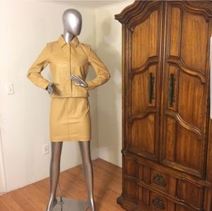 Newport News Leather Skirt Set